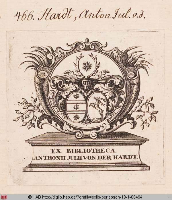 Portrait von Anton Julius von der Hardt